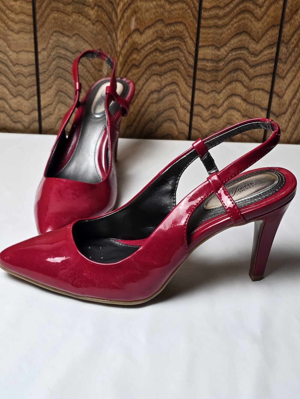 Alfani Patent Slingback Pump in Red – Women's Dress Heels